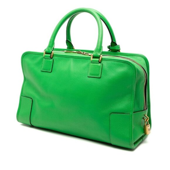 Loewe Anagram Amazona 36 Green Leather - Picture 2 of 6